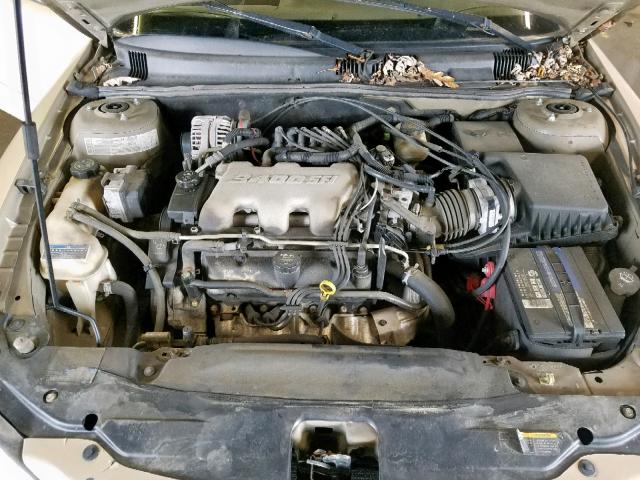 1G2NE52E95M178989 - 2005 PONTIAC GRAND AM S GOLD photo 7