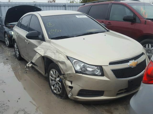 1G1PA5SH0B7258825 - 2011 CHEVROLET CRUZE LS BEIGE photo 1