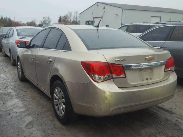 1G1PA5SH0B7258825 - 2011 CHEVROLET CRUZE LS BEIGE photo 3