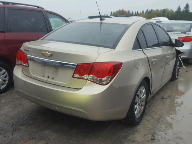 1G1PA5SH0B7258825 - 2011 CHEVROLET CRUZE LS BEIGE photo 4