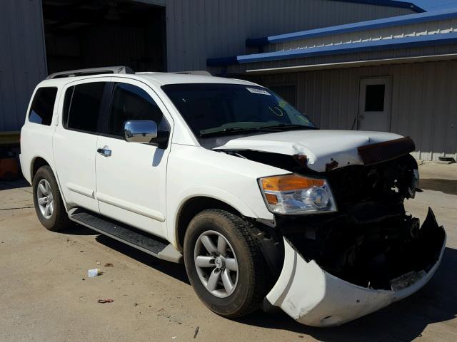 5N1BA0NDXCN600674 - 2012 NISSAN ARMADA SV WHITE photo 1