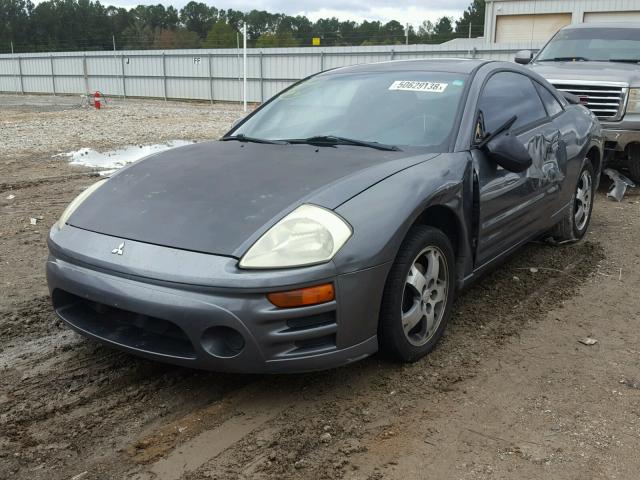 4A3AC44G64E053592 - 2004 MITSUBISHI ECLIPSE GS GRAY photo 2