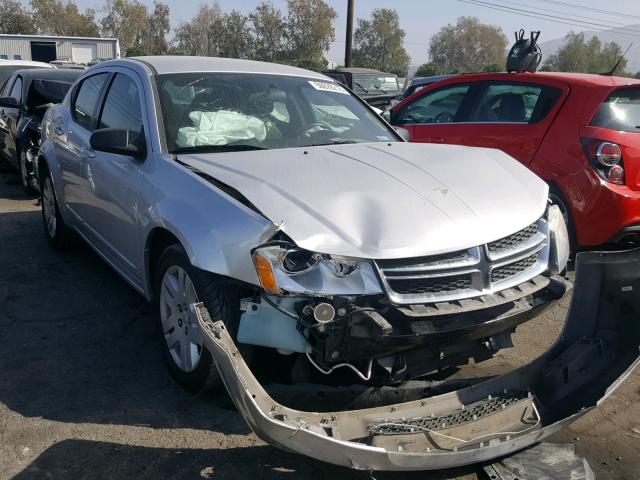 1B3BD4FB3BN528667 - 2011 DODGE AVENGER EX SILVER photo 1