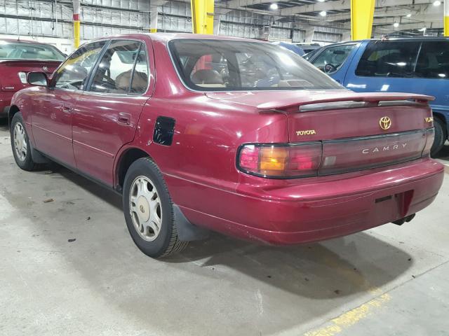 JT2GK13E5R0045673 - 1994 TOYOTA CAMRY XLE RED photo 3