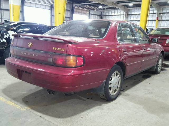 JT2GK13E5R0045673 - 1994 TOYOTA CAMRY XLE RED photo 4