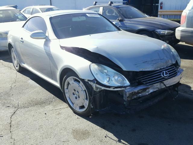 JTHFN48Y630041670 - 2003 LEXUS SC 430 SILVER photo 1