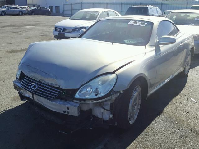 JTHFN48Y630041670 - 2003 LEXUS SC 430 SILVER photo 2