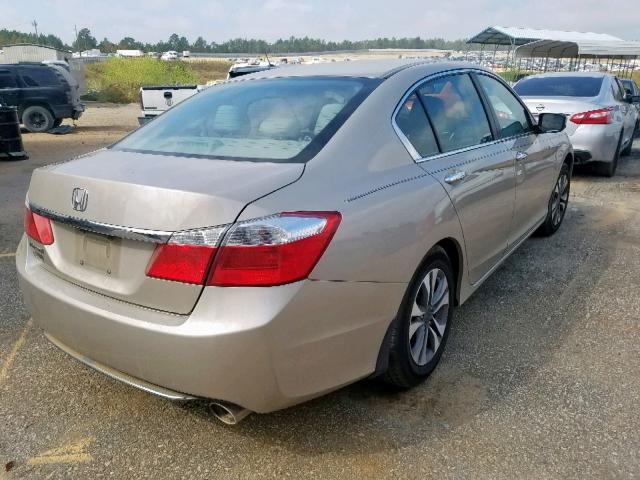 1HGCR2F37FA066677 - 2015 HONDA ACCORD LX BEIGE photo 4