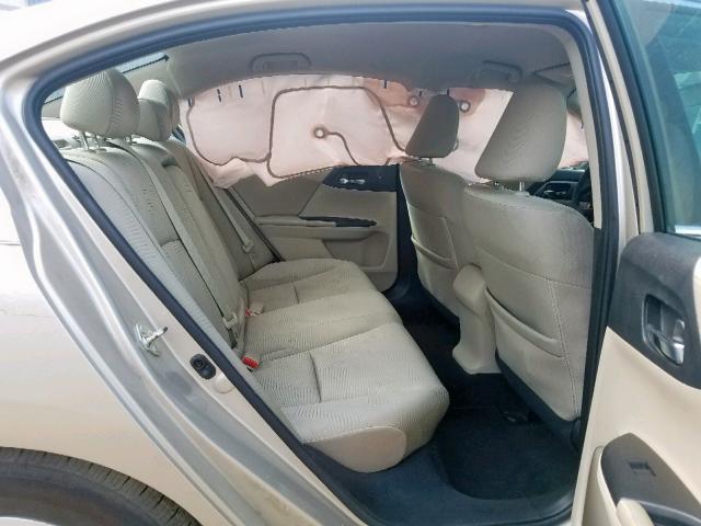 1HGCR2F37FA066677 - 2015 HONDA ACCORD LX BEIGE photo 6