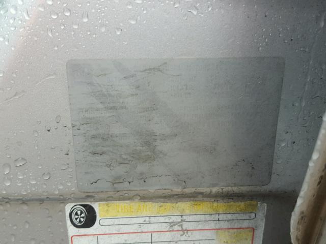 1G1ZC5E10BF370905 - 2011 CHEVROLET MALIBU 1LT SILVER photo 10