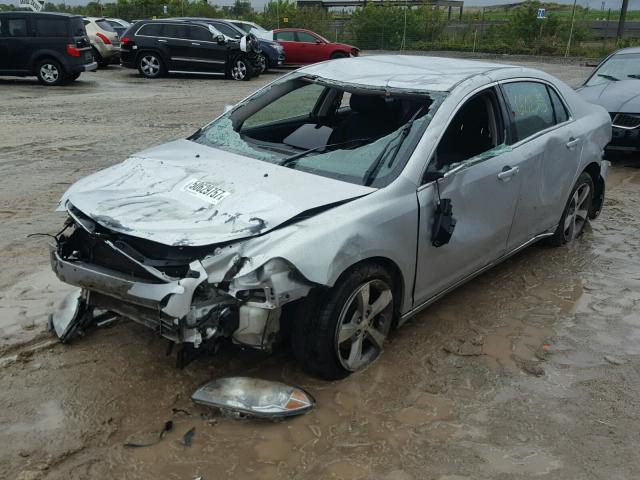1G1ZC5E10BF370905 - 2011 CHEVROLET MALIBU 1LT SILVER photo 2