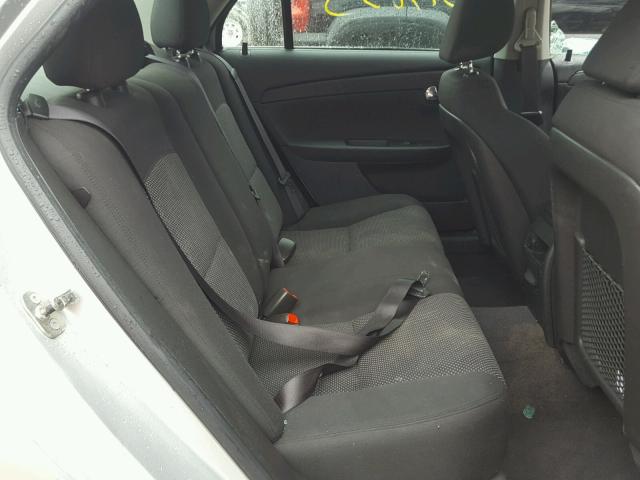 1G1ZC5E10BF370905 - 2011 CHEVROLET MALIBU 1LT SILVER photo 6