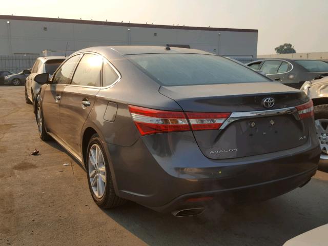 4T1BK1EB0FU149721 - 2015 TOYOTA AVALON XLE GRAY photo 3
