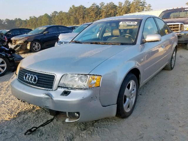 WAULD64B32N042603 - 2002 AUDI A6 2.7T QU GRAY photo 2