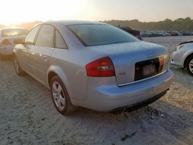 WAULD64B32N042603 - 2002 AUDI A6 2.7T QU GRAY photo 3