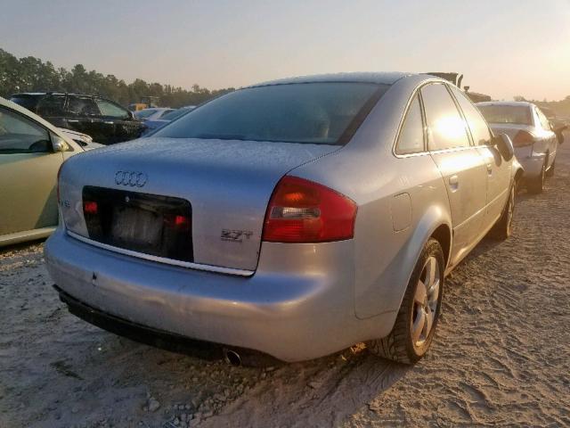 WAULD64B32N042603 - 2002 AUDI A6 2.7T QU GRAY photo 4