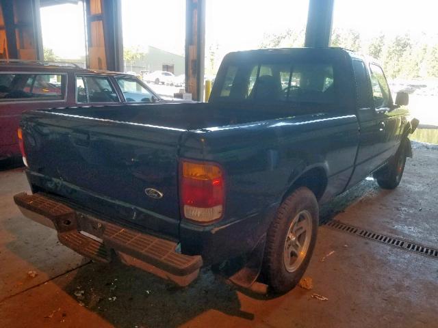 1FTYR14C2WPA73227 - 1998 FORD RANGER SUP GREEN photo 4