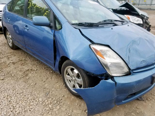 JTDKB20U850128320 - 2005 TOYOTA PRIUS BLUE photo 9