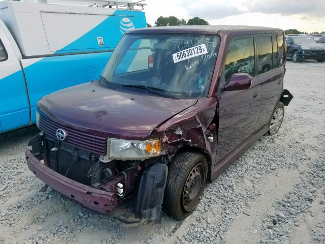 JTLKT324250186962 - 2005 TOYOTA SCION XB 勃艮第红 照片 2