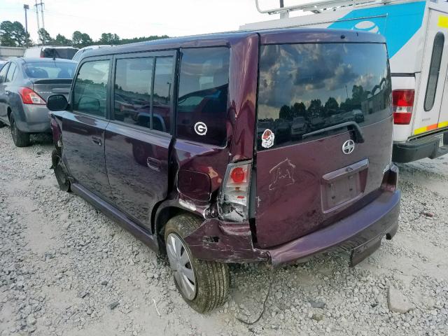JTLKT324250186962 - 2005 TOYOTA SCION XB 勃艮第红 照片 3