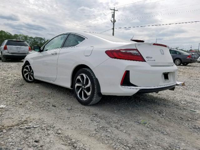 1HGCT1A36HA006475 - 2017 HONDA ACCORD LX- WHITE photo 3