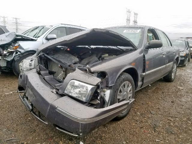 2MEFM74V57X605770 - 2007 MERCURY GRAND MARQ GRAY photo 2