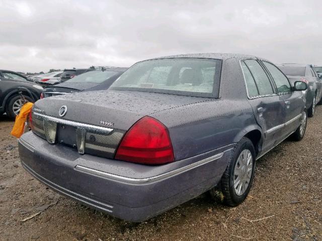 2MEFM74V57X605770 - 2007 MERCURY GRAND MARQ GRAY photo 4