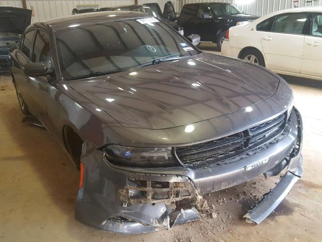 2C3CDXHG5GH214570 - 2016 DODGE CHARGER SX GRAY photo 1