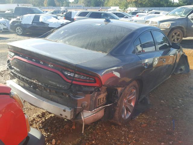 2C3CDXHG5GH214570 - 2016 DODGE CHARGER SX GRAY photo 4