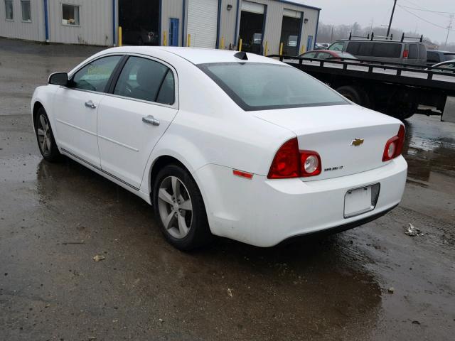1G1ZC5E05CF249165 - 2012 CHEVROLET MALIBU 1LT 白色 照片 3