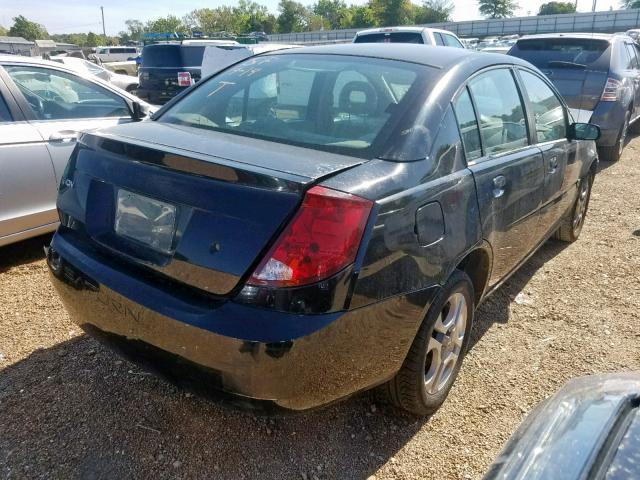 1G8AL52F44Z175471 - 2004 SATURN ION LEVEL BLACK photo 4