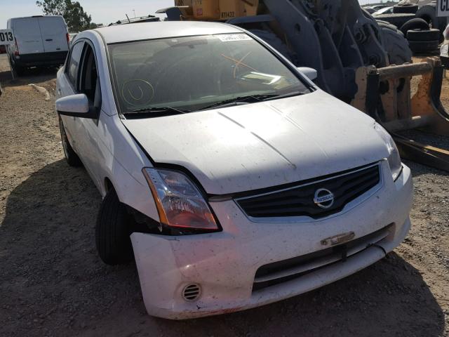 3N1AB6AP0BL705709 - 2011 NISSAN SENTRA 2.0 WHITE photo 1