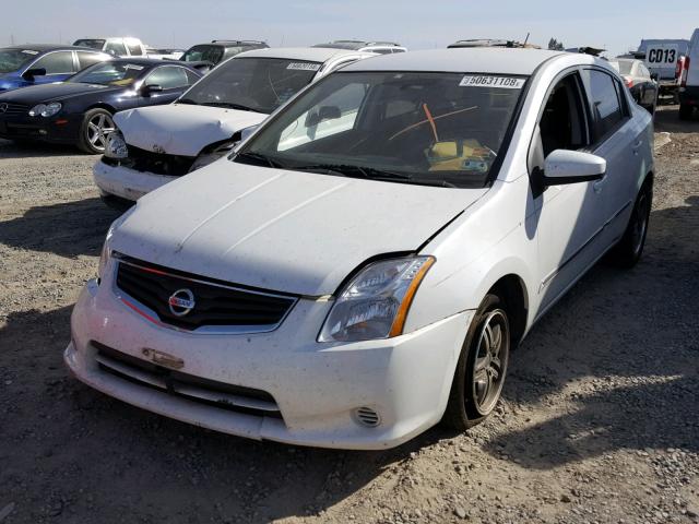 3N1AB6AP0BL705709 - 2011 NISSAN SENTRA 2.0 WHITE photo 2