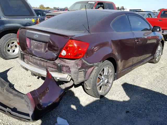 JTKDE167X70189725 - 2007 TOYOTA SCION TC 勃艮第红 照片 4