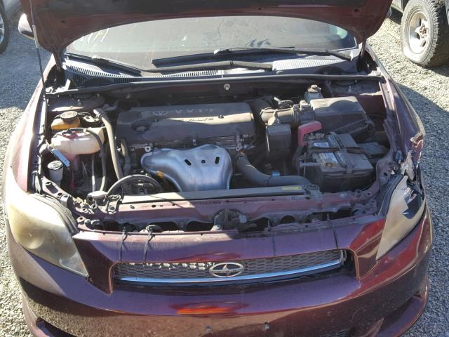 JTKDE167X70189725 - 2007 TOYOTA SCION TC 勃艮第红 照片 7