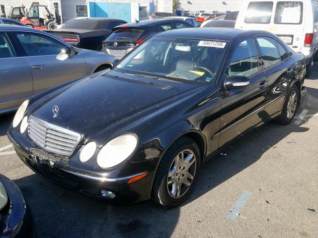 WDBUF65J43A174591 - 2003 MERCEDES-BENZ E 320 BLACK photo 2