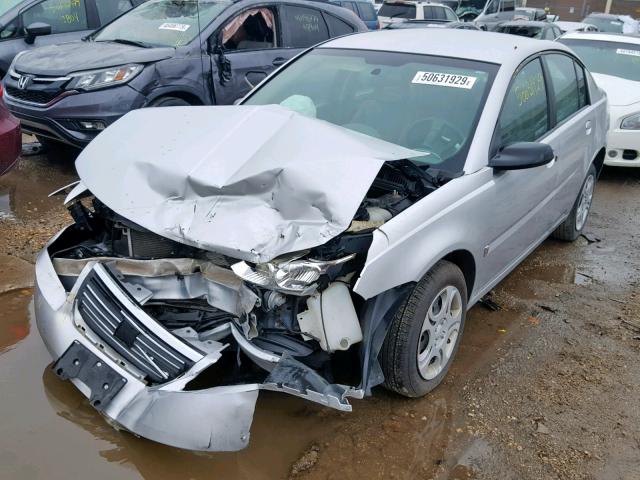 1G8AJ52FX5Z100278 - 2005 SATURN ION LEVEL SILVER photo 2