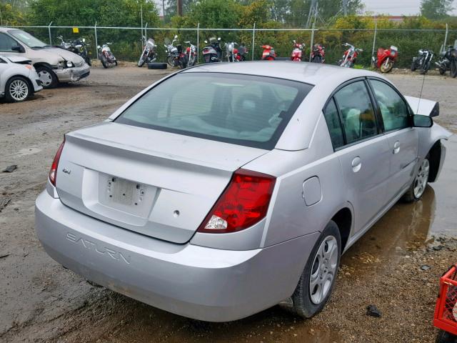 1G8AJ52FX5Z100278 - 2005 SATURN ION LEVEL SILVER photo 4