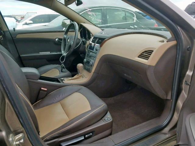 1G1ZE5E05CF149819 - 2012 CHEVROLET MALIBU LTZ ნაცრისფერი ფოტო 5