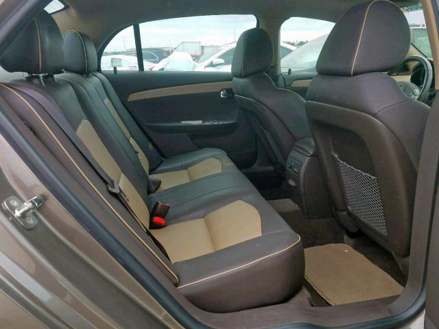 1G1ZE5E05CF149819 - 2012 CHEVROLET MALIBU LTZ ნაცრისფერი ფოტო 6