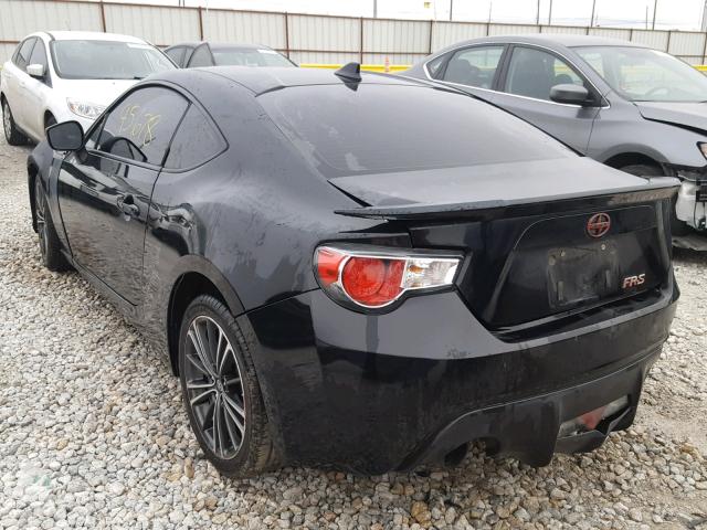 JF1ZNAA14F8701761 - 2015 TOYOTA SCION FR-S BLACK photo 3