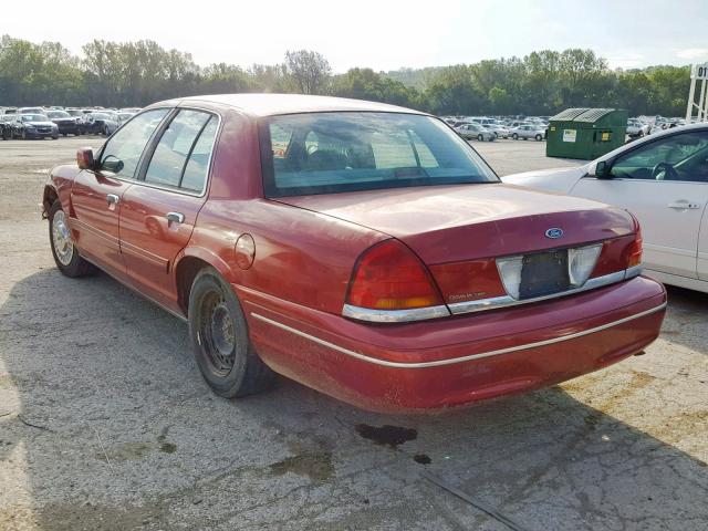 2FAFP73W4XX121260 - 1999 FORD CROWN VICT RED photo 3