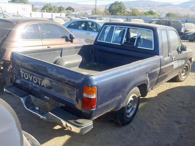 JT4VN93G3M5021244 - 1991 TOYOTA PICKUP 1/2 BLUE photo 4