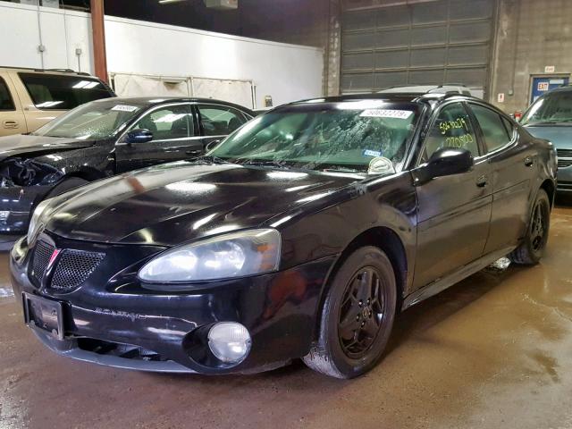 2G2WP522341244970 - 2004 PONTIAC GRAND PRIX BLACK photo 2