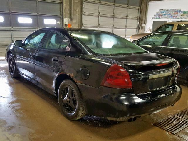 2G2WP522341244970 - 2004 PONTIAC GRAND PRIX BLACK photo 3