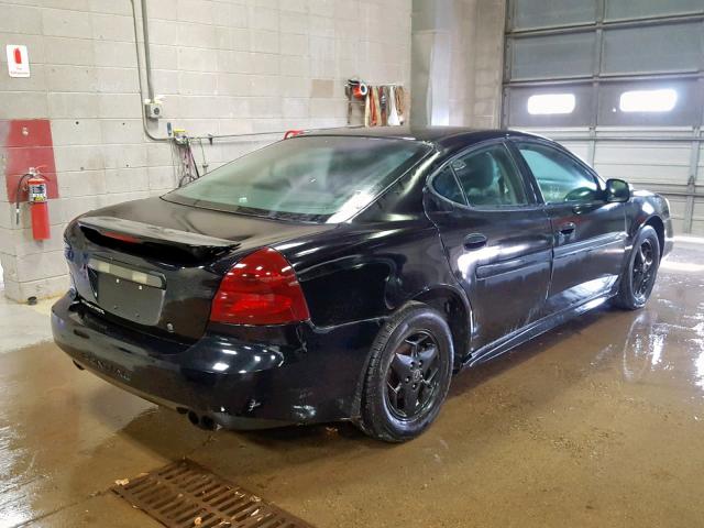 2G2WP522341244970 - 2004 PONTIAC GRAND PRIX BLACK photo 4