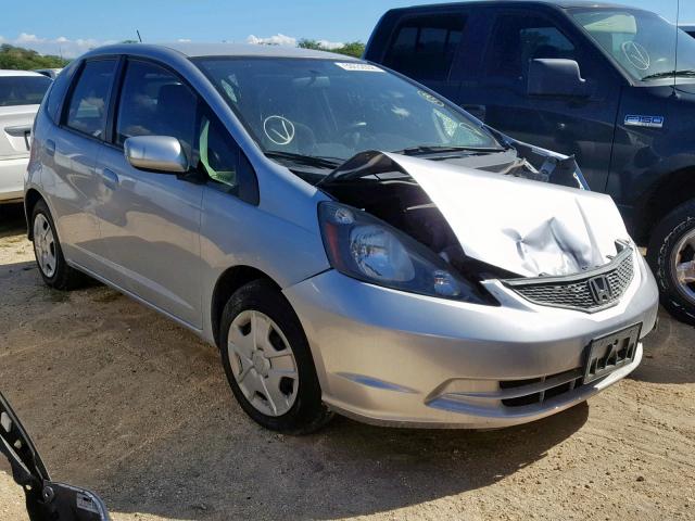 JHMGE8H34DC035348 - 2013 HONDA FIT SILVER photo 1