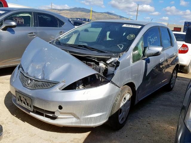 JHMGE8H34DC035348 - 2013 HONDA FIT SILVER photo 2