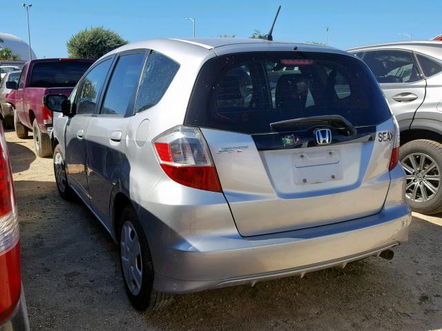 JHMGE8H34DC035348 - 2013 HONDA FIT SILVER photo 3