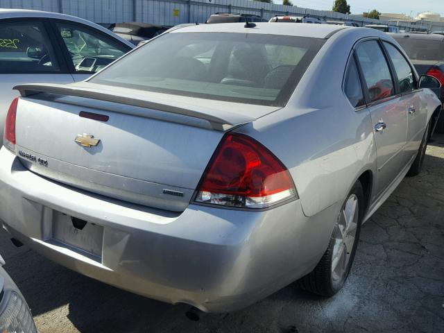 2G1WC5E33E1138766 - 2014 CHEVROLET IMPALA LIM SILVER photo 4